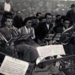 Miembros de la Unión Musical de Fuente-Álamo (Albacete). Bailes populares