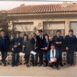 Miembros de la Unión Musical de Fuente-Álamo (Albacete). Fiestas en Albatana