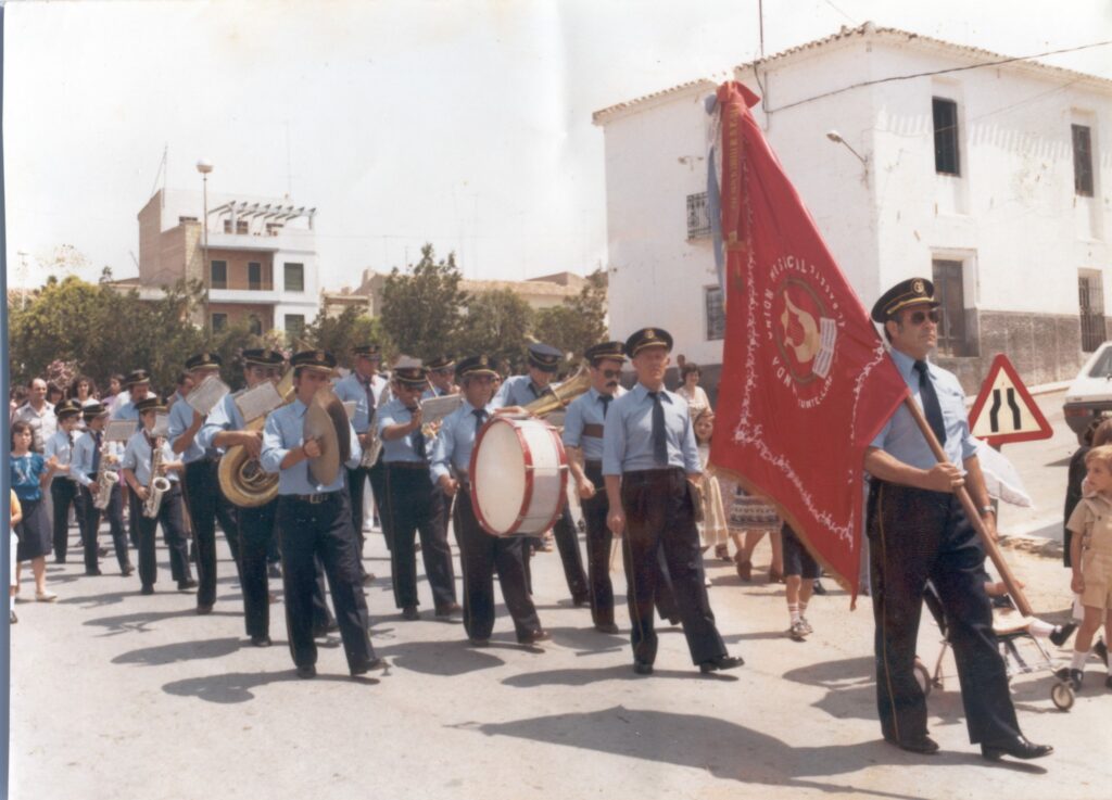 Unión Musical de Fuente-Álamo (Albacete). Bajo la dirección de D. Juan Vizcaíno García