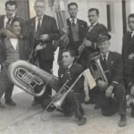 Miembros de la Unión Musical de Fuente-Álamo 1955